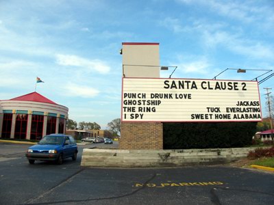 Cinema Carousel - Marquee Possible Holdover From Auto Theatre (newer photo)